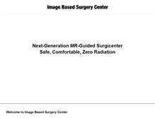 Tablet Screenshot of imagebasedsurgery.com